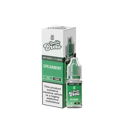 Ohm Brew Double Brew Spearmint 10ml Nic Salt E-Liquid - Vapestore Co