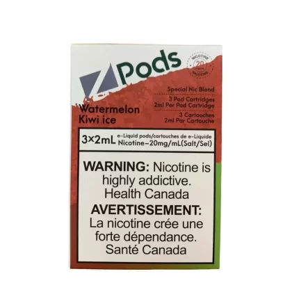 Z pods STLTH Compatible – Watermelon Kiwi Ice