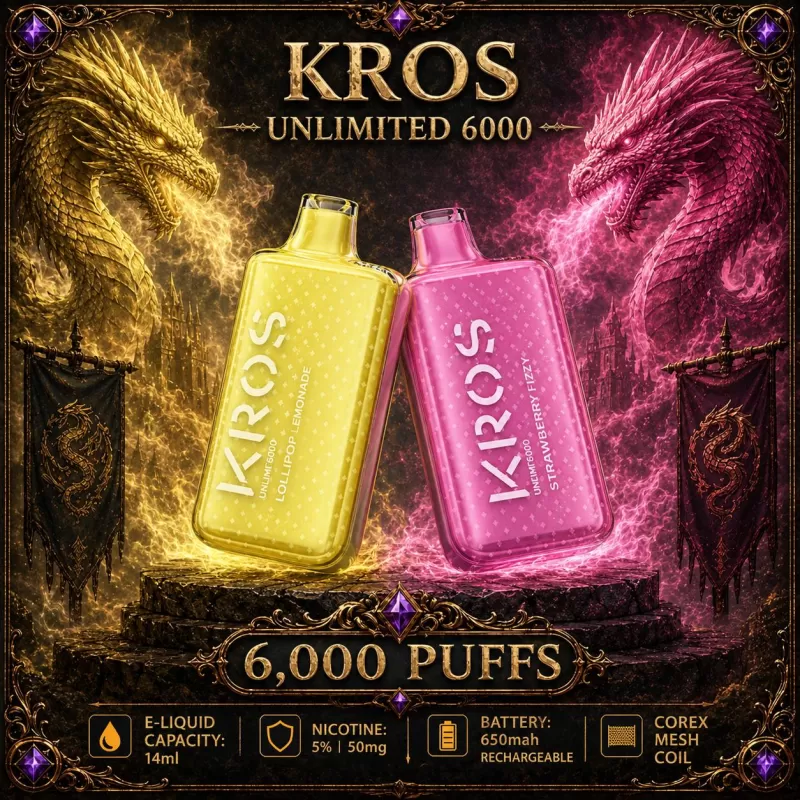 KROS Unlimited 6000 - Milky Loops (BLK Series)