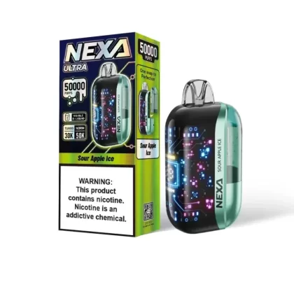 Sour Apple Ice – NEXA Ultra 50000 - Ejuicewarehouse
