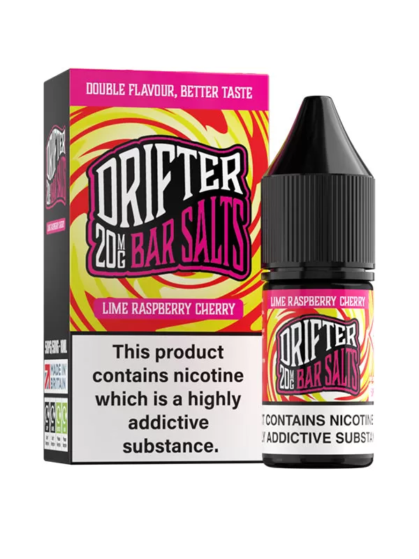 Lime Raspberry Cherry Drifter Bar Salts E-Liquid - 20mg - Image 2