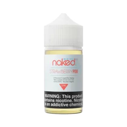 Naked 100 Menthol – Strawberry Pom 60mL - Vape Product, Vape Product (E46959)