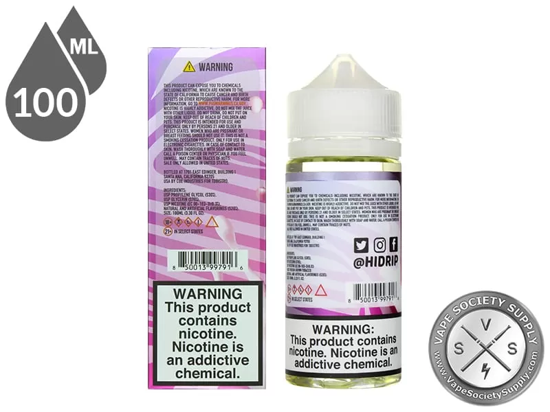 Nectarine Lychee By Hi Drip E-Liquids 100ml - Image 3