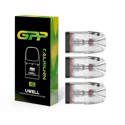 Uwell Upgraded Caliburn GPP Cartridge for Caliburn G4/G4 Mini Pod/Caliburn G3/GK3/G3/ECO/GK3 TENET/G3 Lite/G3 Lite KoKo/G3 Pro/G3 Pro KoKo Kit 3ml (3pcs/pack) - 0.6ohm