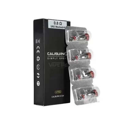 Uwell Caliburn G Pod Replacement Coils 0.8 OHM (pack of 4)