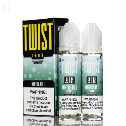 Twist E-Liquid - Menthol No. 1 - 60mL x 2 - 6mg
