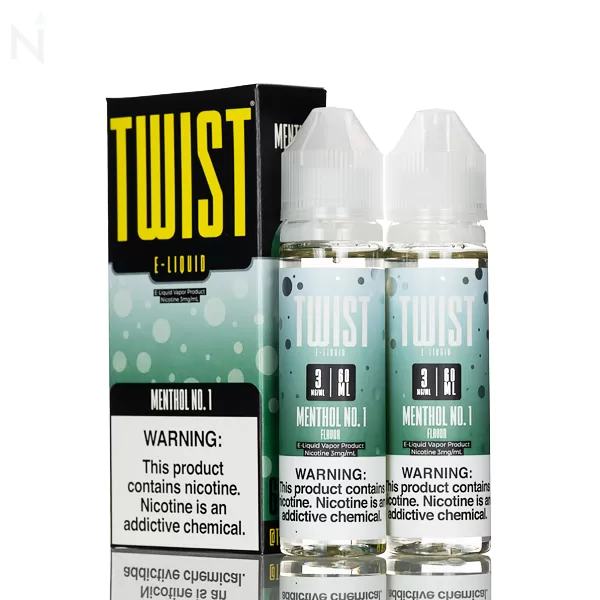 Twist E-Liquid - Menthol No. 1 - 60mL x 2 - 6mg