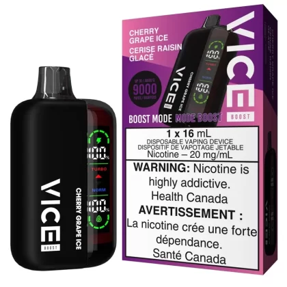 Vice Boost Disposable Vape – Cherry Grape Ice