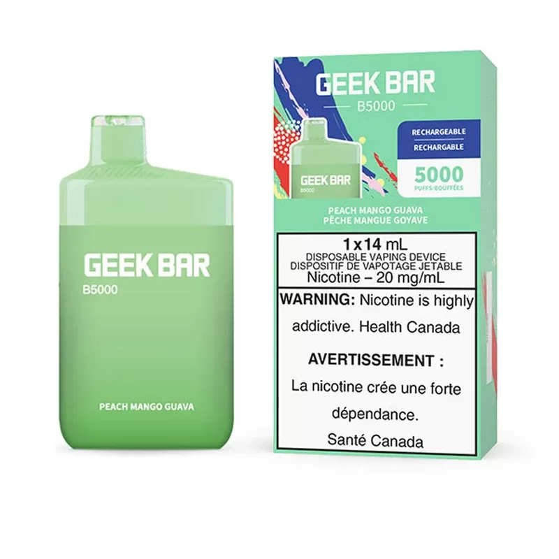GEEK BAR 5000 – PEACH MANGO GUAVA