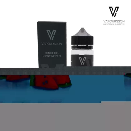 Vapoursson e-Liquid – Watermelon 0mg 100ml Shortfill | Cigee