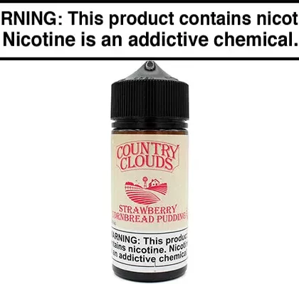 STRAWBERRY CORNBREAD PUDDING BY COUNTRY CLOUDS 100ML - Vapejuice