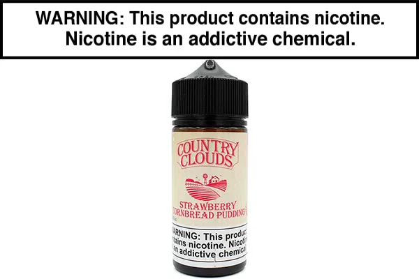 STRAWBERRY CORNBREAD PUDDING BY COUNTRY CLOUDS 100ML - Vapejuice