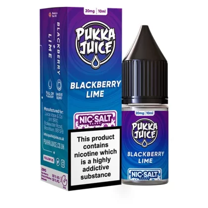 Pukka Juice Blackberry Lime Nic Salt E-Liquid - 10mg