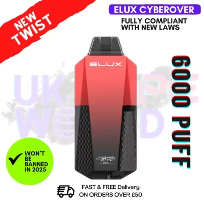 Strawberry Watermelon Bubblegum Elux CyberOver 6000 6K Kit