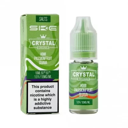 SKE Crystal Kiwi Passionfruit Guava Nic Salt E Liquid – Original Series (10ml)