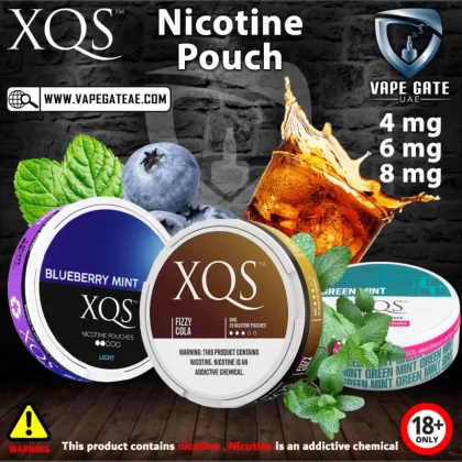 XQS Nicotine Pouches - 6 mg (12 mg) / Fizzy Cola