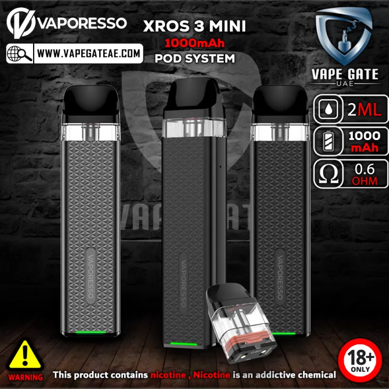 VAPORESSO XROS 3 MINI 1000mAh POD SYSTEM - Sky Blue