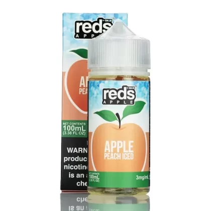 7 Daze - Reds Apple ICED eJuice Peach - 100ml - 3mg