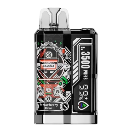 Strawberry Kiwi Dragbar B3500 - Site#VAP~Nicotine#50mg~Size#Single>10 Pack