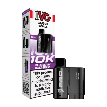 Blueberry Raspberry IVG Pro 12 Refill Pack - Vapeshop Co