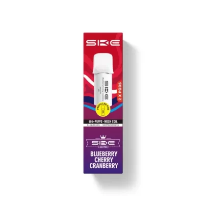 SKE Crystal Pro 600 Blueberry Cherry Cranberry Prefilled Pod - Nicotine Strength#20mg