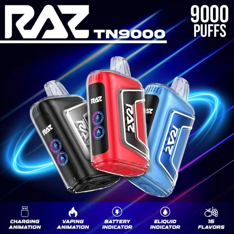 RAZ TN9000 Disposable Device – 9000 Puffs - BlueBerry Watermelon
