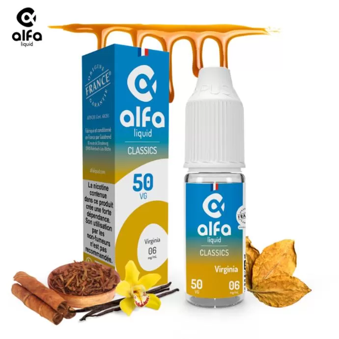 Virginia Tobacco 10ML – ALFA LIQUID - Vape Product, Vape Product