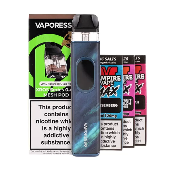 Vaporesso XROS 6 Pod Kit Bundle - Cosmic Black / 0.6ohm - Image 2