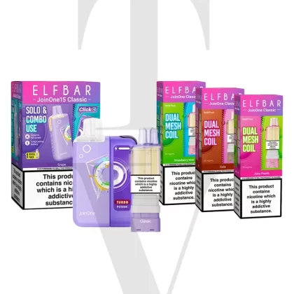 ELF BAR JOINONE15 CLASSIC PREFILLED VAPE KIT – 60K BUNDLE