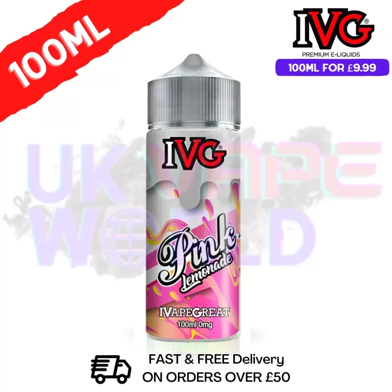 Pink Lemonade IVG Shortfill Juice (NEW) 100ML Eliquid