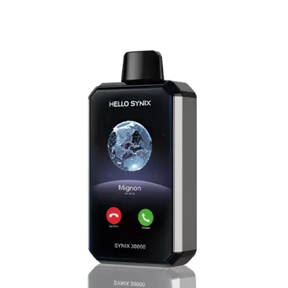 Hello Synix 30K 30000 Puffs Smart Disposable - 28mL - Strawberry Kiwi