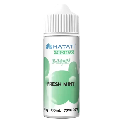 Hayati Fresh Mint 100ml Shortfill Vape Juice