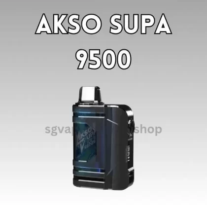 Akso Supa 9500 Puffs - Blackcurrant Yakult