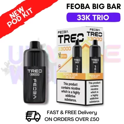 Tropical Sour ICE Blast Feoba Treo 33K Puff Pod Kit
