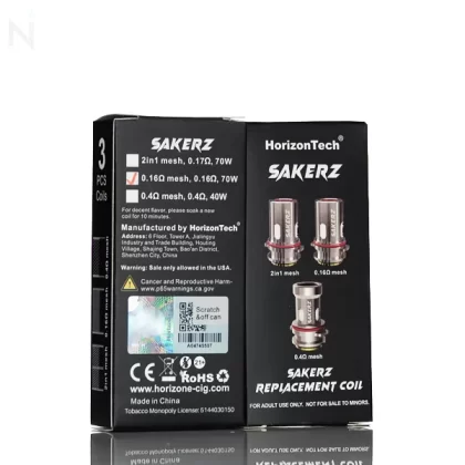 Horizontech Sakerz Replacement Coils - Vapordna