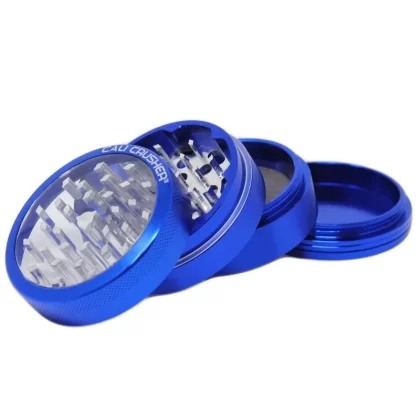 Cali Crusher Clear Top 4 Piece Herb Grinder – 62mm