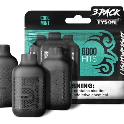 COOL MINT TYSON 2.0 VAPE Lightweight 3 Pack