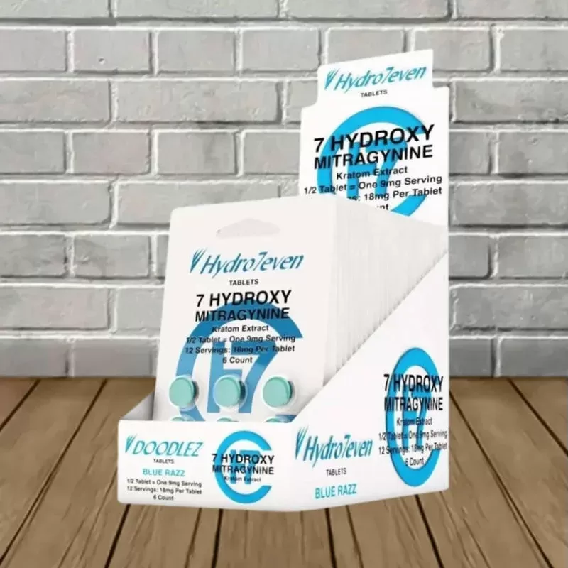Hydro7even 7-Hydroxy Mitragynine Kratom Extract Tablets Full Case (20ct)