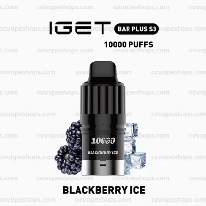 IGET Bar Plus S3 Pod – Blackberry Ice - Ozvapeone (826612)
