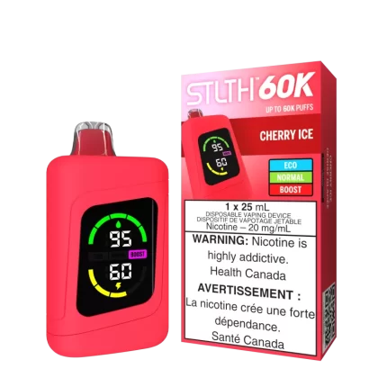 STLTH 60K - Cherry Ice - 20 mg/mL (wholeseller) - Excise ON, 20 mg/mL - ON (FB0AEB)