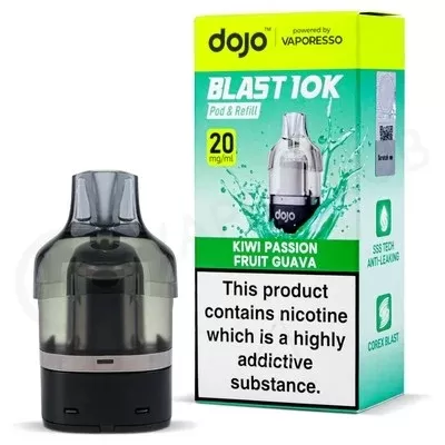 Kiwi Passion Fruit Guava Dojo Blast 10K Refill Pack - Ecigpremium