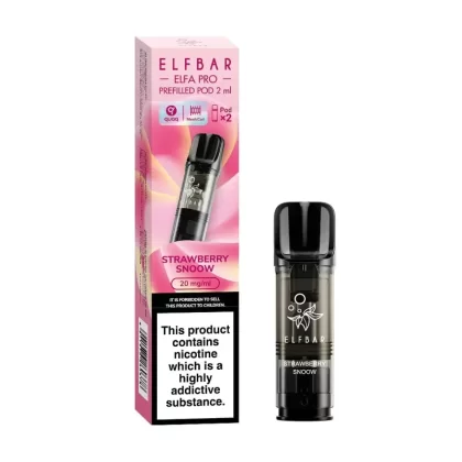 Elf Bar ELFA Pro Strawberry Snoow Pods (2 Pack) - Strength#20mg (7E5978)