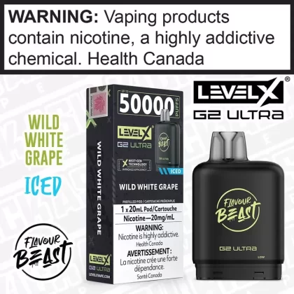 Wild White Grape Iced Flavour Beast LEVEL X G2 Ultra POD