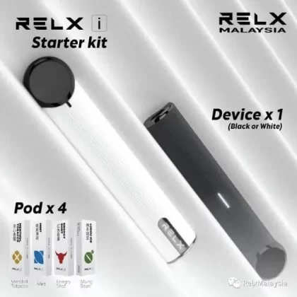 Original Relx i Pre-filled Pod System Starter Kit 350mAh