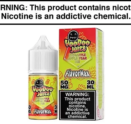 PINEAPPLE APPLE PEAR ICE BY VOODOO JOOS FLAVORMAX SALTS 30ML - Vapejuice