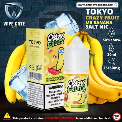 Tokyo Crazy Fruits Mr. Banana Saltnic 30ml