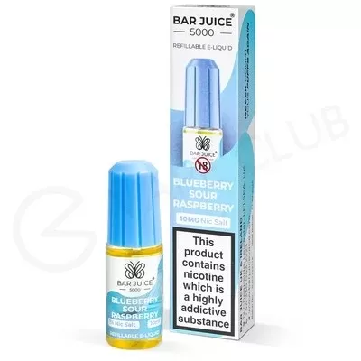 Blueberry Sour Raspberry Nic Salt E-Liquid by Bar Juice 5000 - Ecigpremium