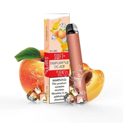 SWFT Plus + Bar 5% Disposable Device, Peach Ice