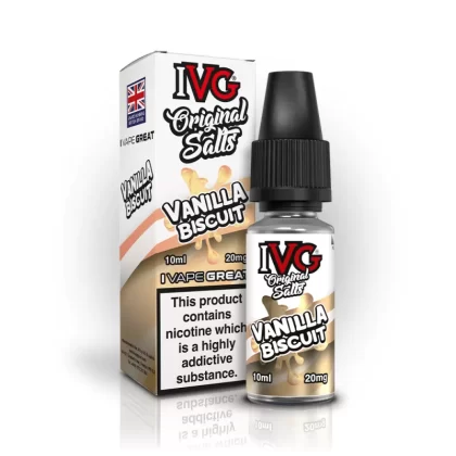 IVG Original Salts Vanilla Biscuit Nic Salt E-Liquid - 20mg