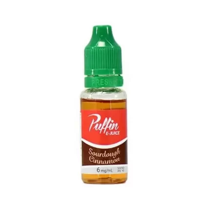 Sourdough Cinnamon E-Liquid by Puffin E-Juice - Size#15ml~Nicotine#0MG>6MG>12MG>18MG>24MG